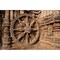 Architectural Detail Of Stone Carved Chariot Wheel In The Temple Sun Temple Konark Orissa India Poster (27 X 9)